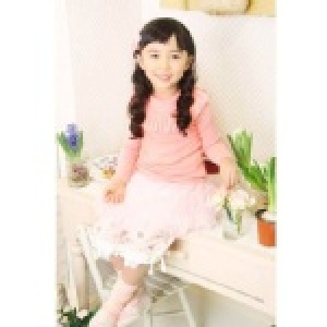 BABY童裝－韓國甜美氣質荷葉領上衣