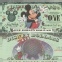 2000年 廸士尼 ( 米奇 ) 1 元鈔票 – 絕版 ◆ 限量