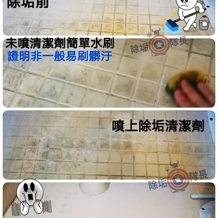 除垢隊長 除水垢環保清潔劑 500ml 獨家配方 表面霉菌 水尿茶垢 廁所 鏡面 水龍頭