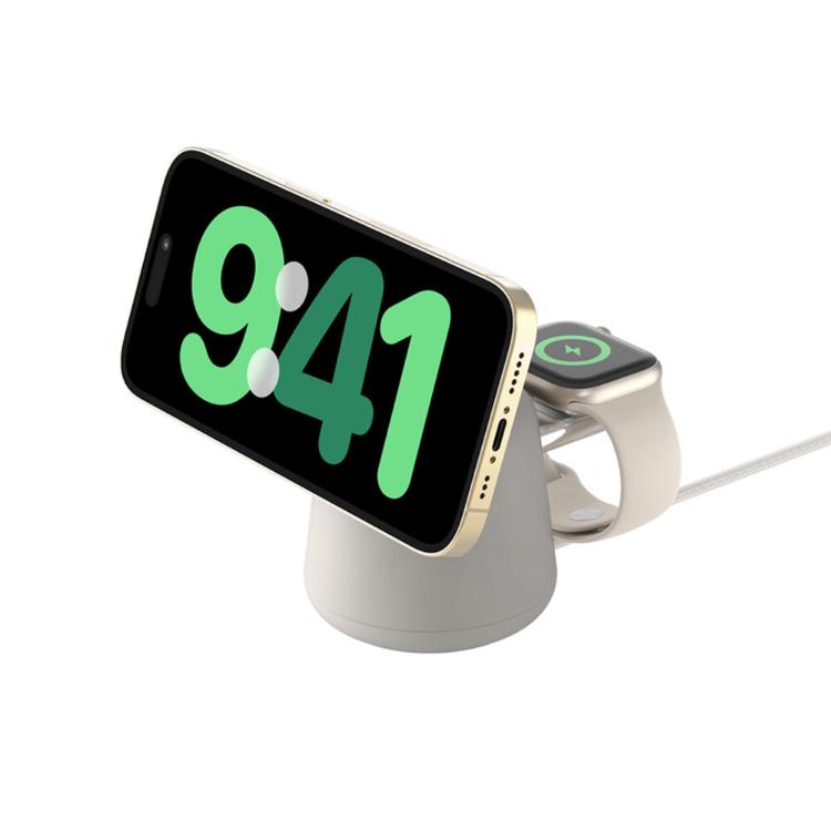 Belkin BoostCharge Pro MagSafe 15W 2合1無線快速充電座 WIZ0