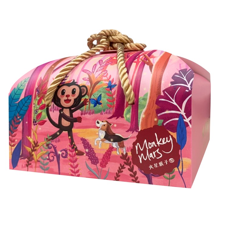 【monkey mars 火星猴子】花生鬆餅(附提袋)