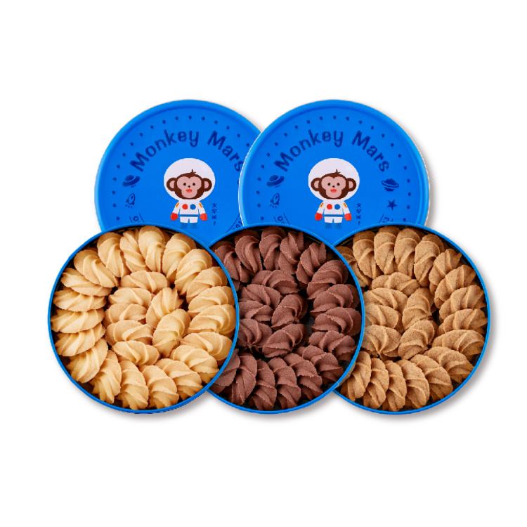 【monkey mars 火星猴子】奶酥曲奇餅乾(原味/巧克力/咖啡)