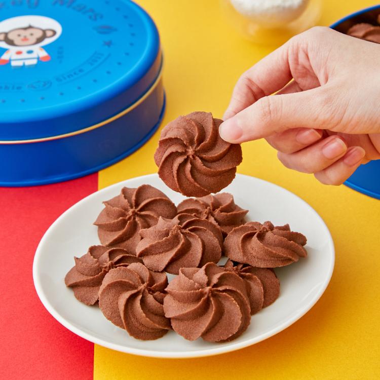 【monkey mars 火星猴子】奶酥曲奇餅乾(原味/巧克力/咖啡)