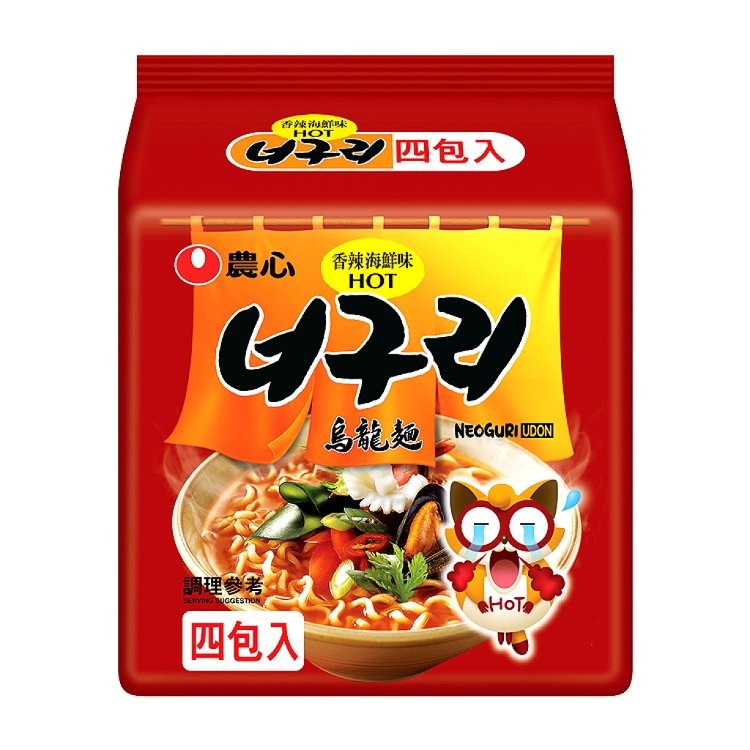 【農心】海鮮烏龍麵(香辣)