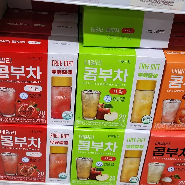 韓國 🇰🇷DANONGWON 日常神纖康普茶系列-贈380ml隨手瓶+20入