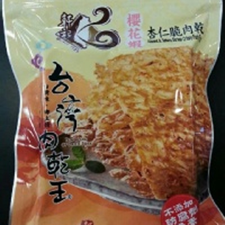 【台灣肉乾王】肉紙組合(黑胡椒口味X2、櫻花蝦口味X2)