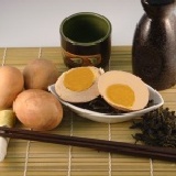 茶香油心蛋 八里線美食全球首創~~