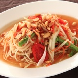 湄南小鎮泰式涼拌木瓜製作成品