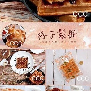 格子鬆餅2片/包