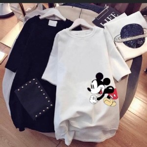 米奇寬鬆大學-白