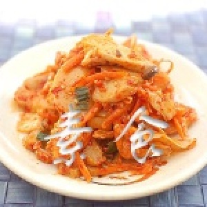 我家泡菜 韓式辣杏鮑菇-1斤(罐裝) 600g --素食