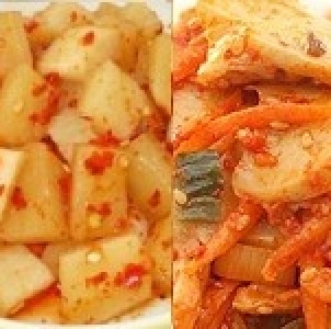 我家泡菜(試吃包) 索取 韓式辣杏鮑70g +韓式辣蘿蔔片100g (滿20份免運)