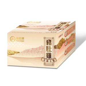 免運!【海底撈】胡椒豬肚火鍋套餐(1637g) 1637g (4盒，每盒681.8元)