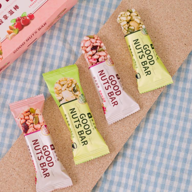 【米大師】穀拿滋棒 兩種口味任選 抹茶堅果、蔓越莓堅果