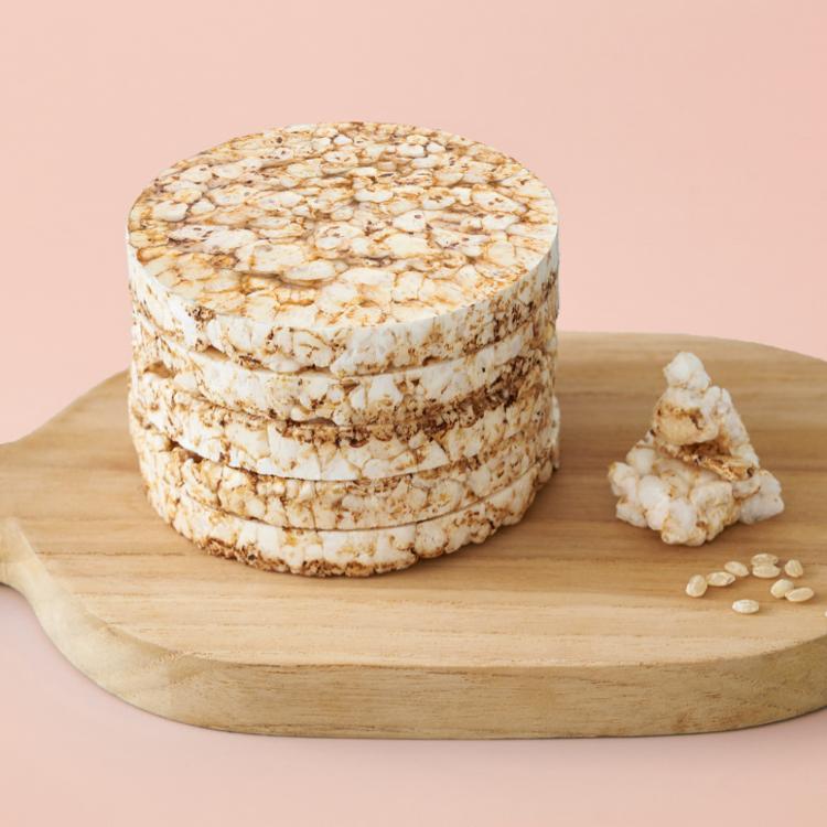 【米大師】生機糙米餅 純天然糙米餅乾 兩種口味任選 無調味、黑麥玫瑰鹽