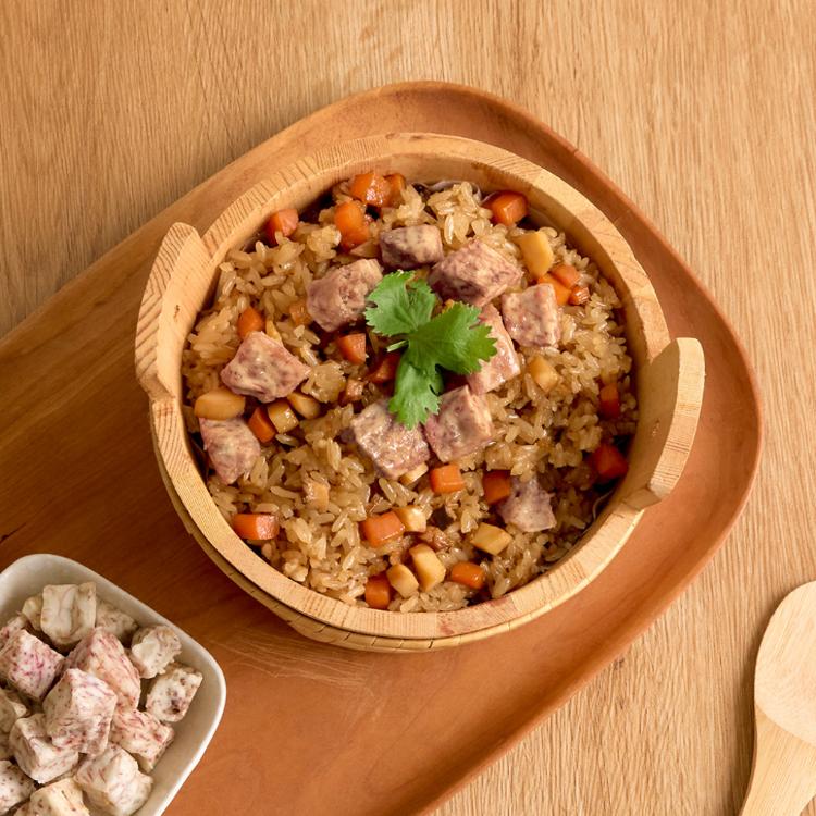 【米大師 Master Mi】調味飯-大甲芋頭油飯(全素) 免煮熟飯｜微波飯｜加熱即食｜方便食品