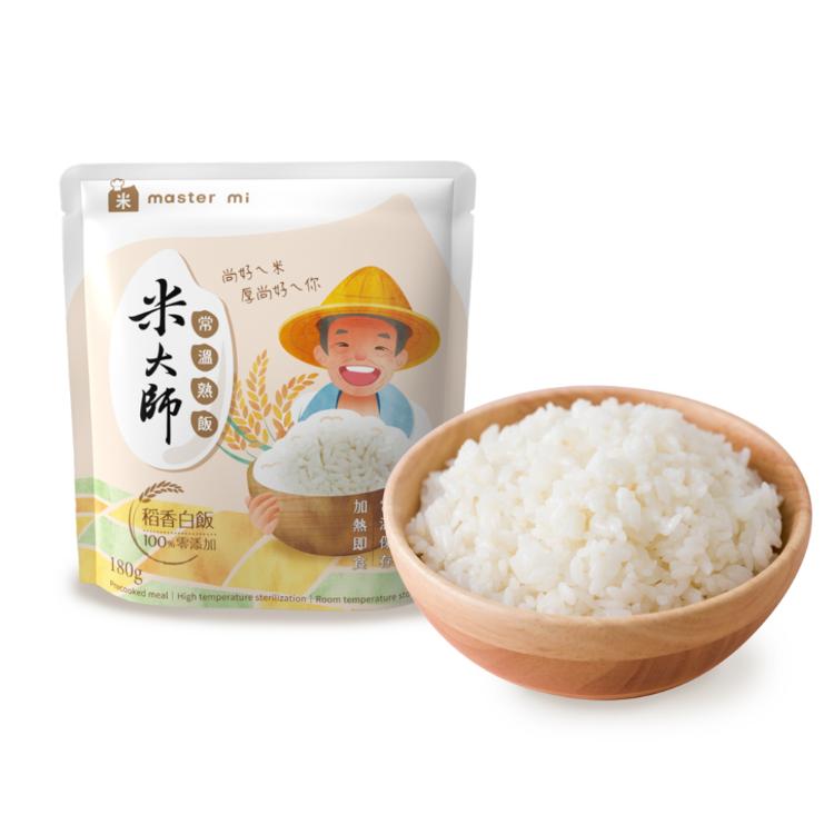 【米大師 Master Mi】常溫熟飯-稻香白飯30入組 (免煮熟飯｜微波白飯｜加熱即食｜方便食品)
