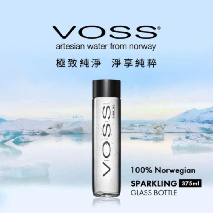 【VOSS芙絲】挪威頂級氣泡礦泉水800ml x12瓶(氣泡水)箱購