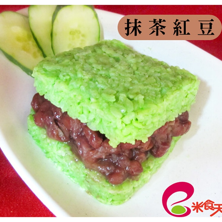 米漢堡-抹茶紅豆