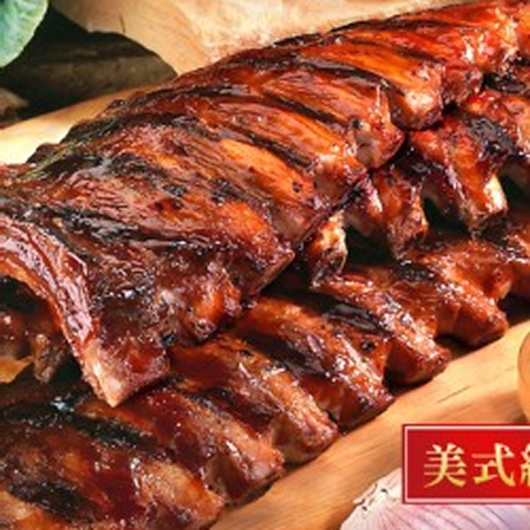 美式炭烤豬肋排 650G±50%/包