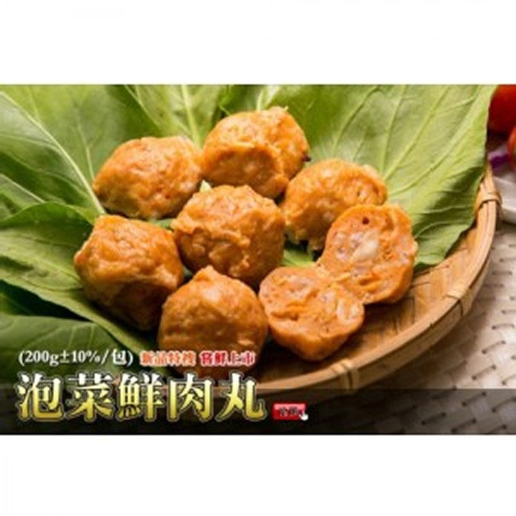 微辣泡菜鮮肉丸200g