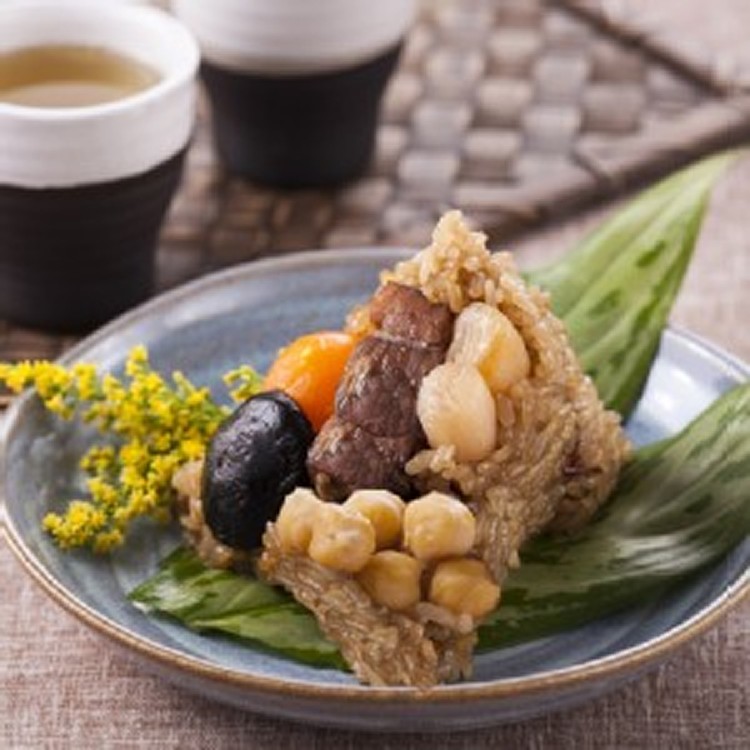 干貝蛋黃粽(北部粽)