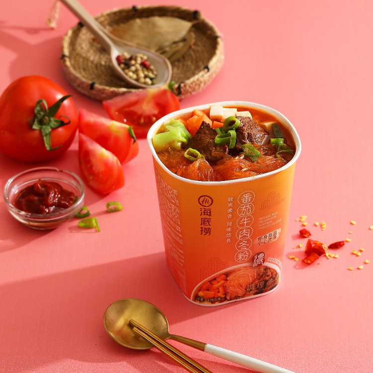 【海底撈】酸辣/番茄牛肉冬粉