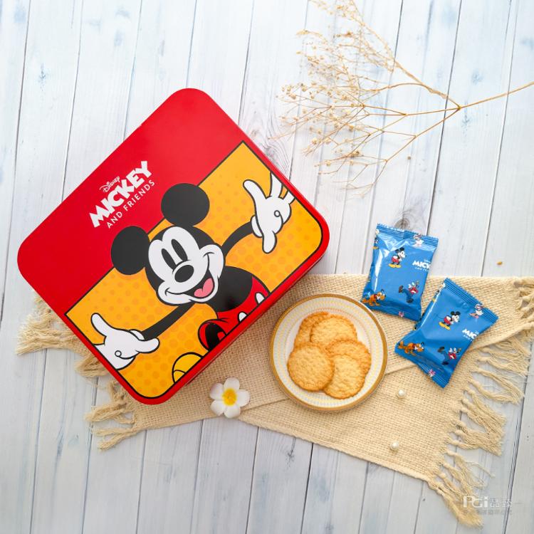 【迪士尼】米奇芝麻薄餅禮盒(300g)-贈品款式隨機出貨