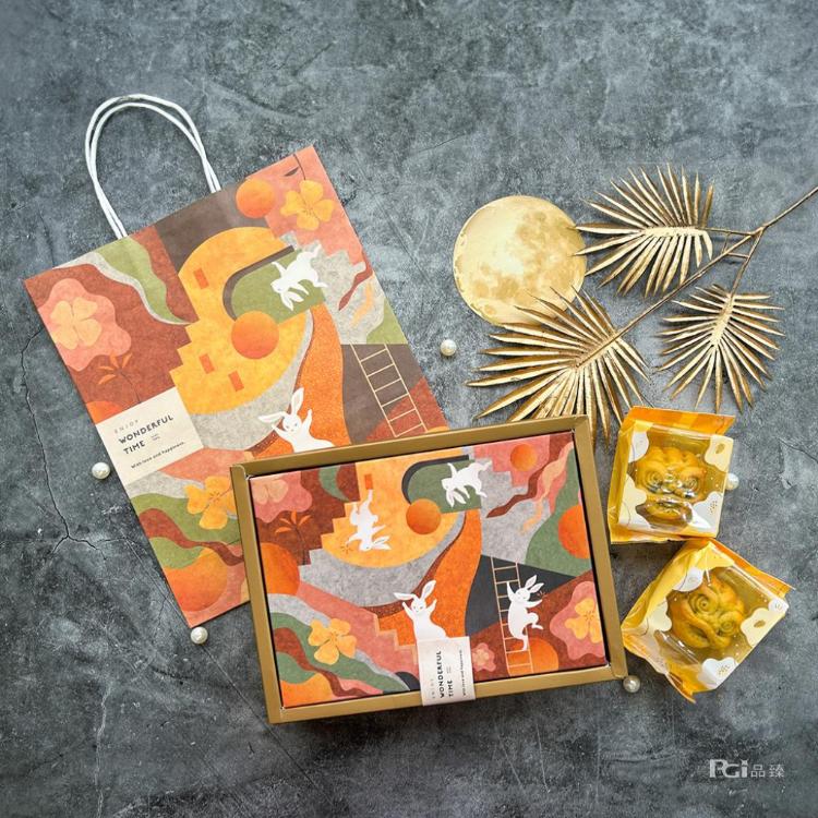 預購【美金榮】流芯奶皇茶香月餅(雪釀紅烏龍)