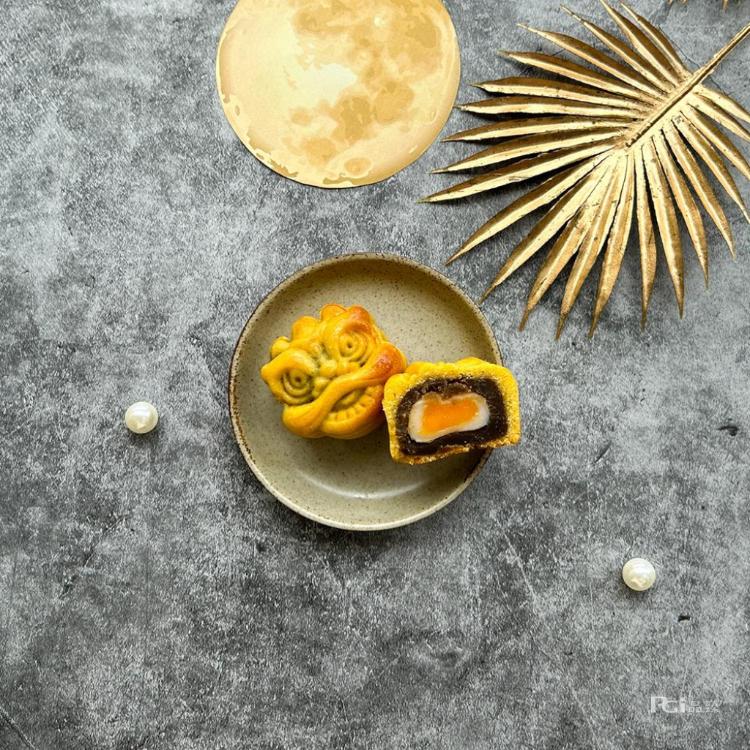 預購【美金榮】流芯奶皇茶香月餅(雪釀紅烏龍)