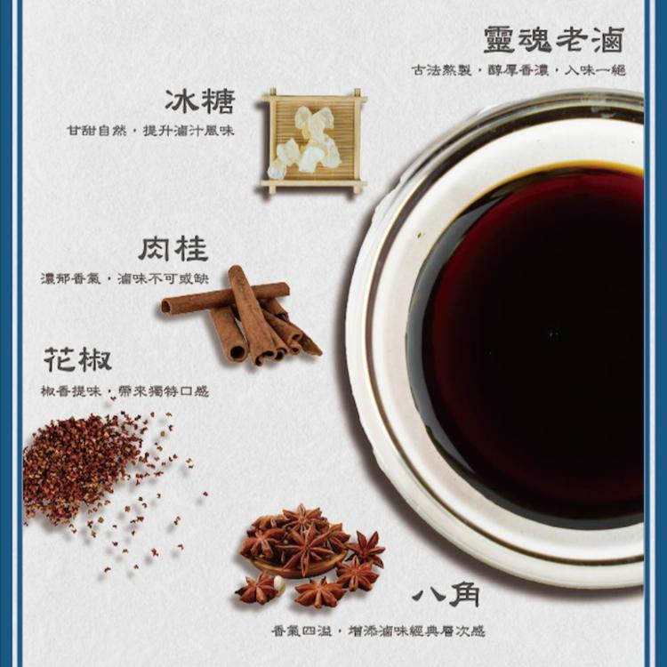 【葉宅】祖傳老滷豬腳六入(1300g)