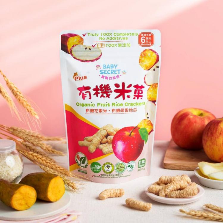 【牧菓】有機米菓(芭樂&香蕉&蘋果)(25g)
