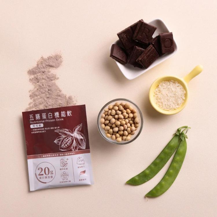 【連淨】五膳蛋白機能飲(芝麻/堅果/鐵觀音/可可)(245g)
