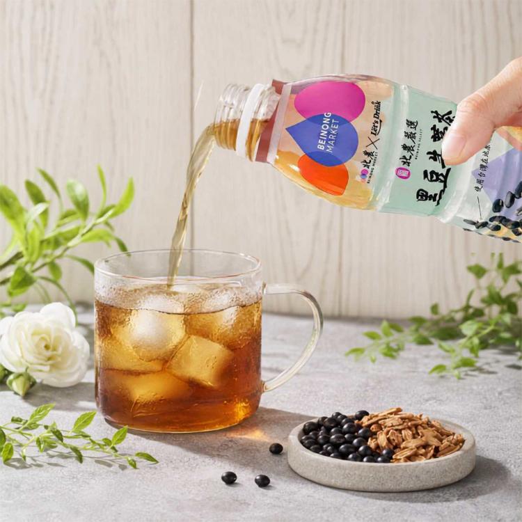 【Let's Drink】北農嚴選-台灣黑豆牛蒡茶(340ml)