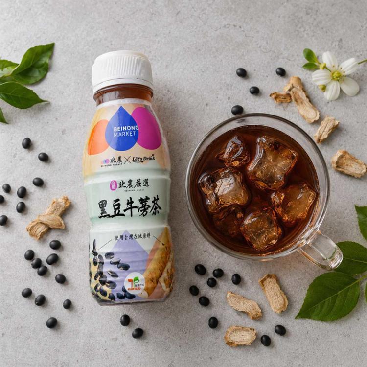 【Let's Drink】北農嚴選-台灣黑豆牛蒡茶(340ml)