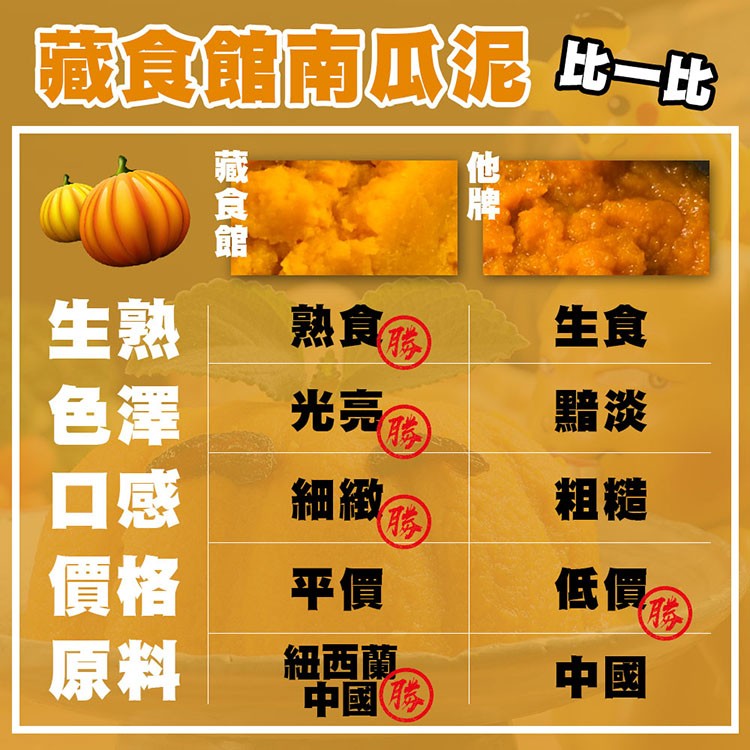藏食館南瓜泥比一比，(隊)，(形)，(形)，紐西蘭，藏食館。