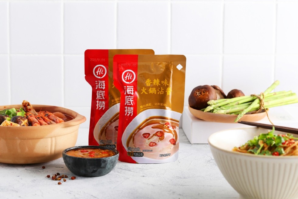 香辣味，海火鍋沾醬，第心調配,沾與常，420公克，1120公克，图度底撈，@海底捞。