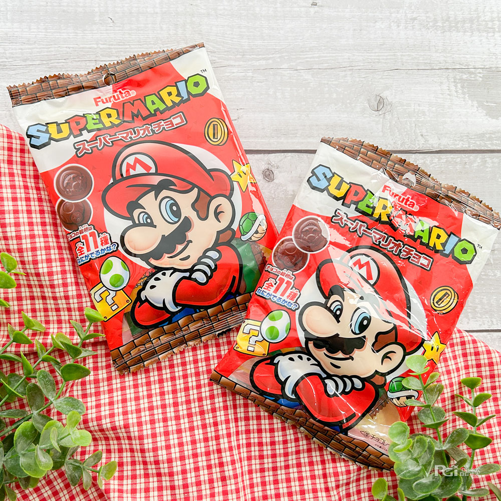 スーパーマリオチョコ,チョコの柄は,ลาต,なにがでるかな?チョコの絵柄は,なにがでるかな?スーパーマリオチョコ,チョコレー。