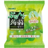 日本ORIHIRO蒟蒻，擠壓式果凍 (青葡萄) 一袋6個入