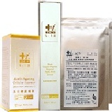 藍銅胜肽賦活精華+活化嫩膚精華+2片紅藻面膜 特價：$3155