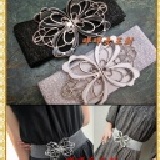 A2-黑色-鏤空蝴蝶結腰封 （銷售量第一） 特價：$38