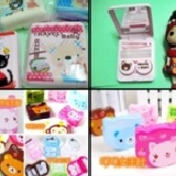 不挑款-韓版卡通隱形眼鏡盒 B22 特價：$35