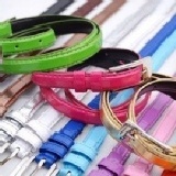 不挑色-糖果色漆皮細腰帶 （11月賠本出清，售完為止） 特價：$25