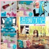 B82-藍點-厚-第二代夢遊娃娃披肩、披風（正版授權） （Gismo正版授權書-點我）