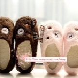 輕松小熊軟綿綿家居鞋