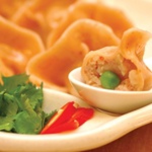 紅蘿蔔麵皮 蝦仁手工水餃(30顆)