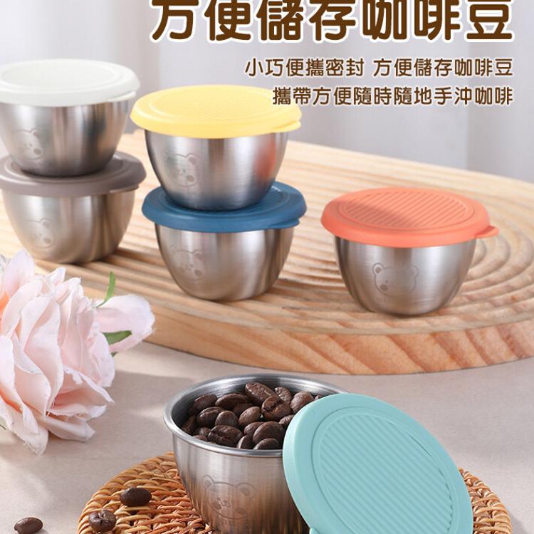 【CityStar】附蓋好攜帶304不鏽鋼戶外迷你醬料杯(6入)