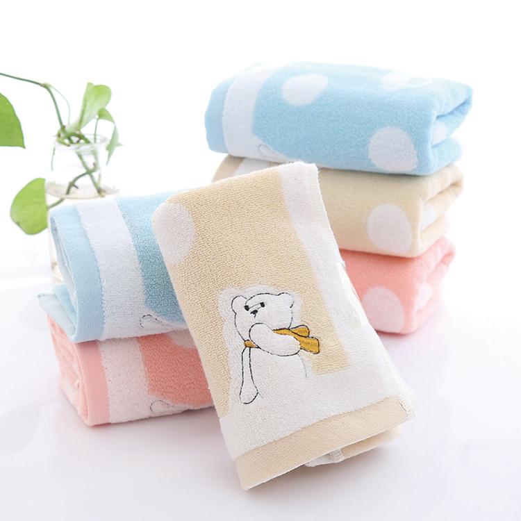 【HKIL-巾專家】蓬鬆系列卡通熊純棉兒童毛巾