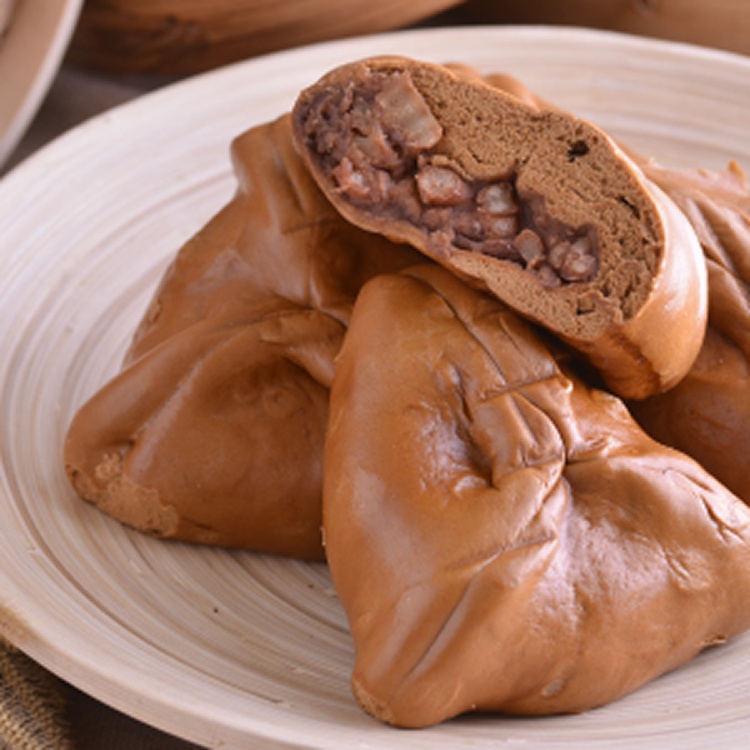 黑糖花豆包4入