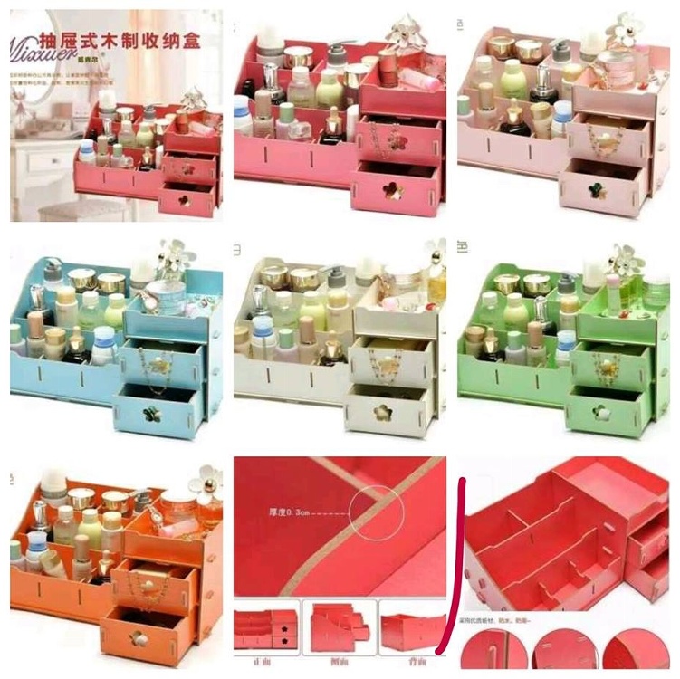 (限量免運) 抽屜式木質收納盒